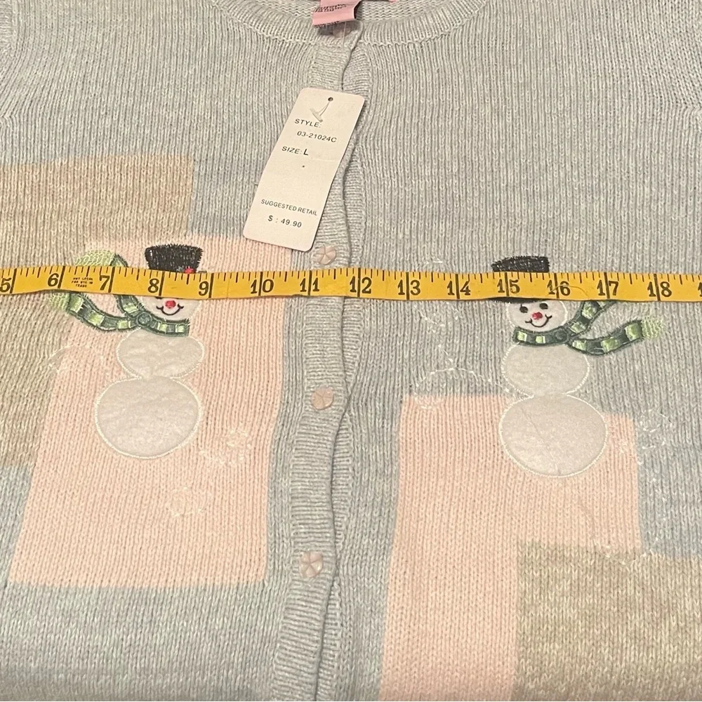 Star Blue Originals Studio snowman sweater. Brand New. Size L - Picture 5 of 10